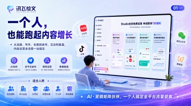 讯飞绘文是什么？一站式 AI 图文矩阵运营工具，自媒体 / 企业运营提效首选插图2电脑技术吧