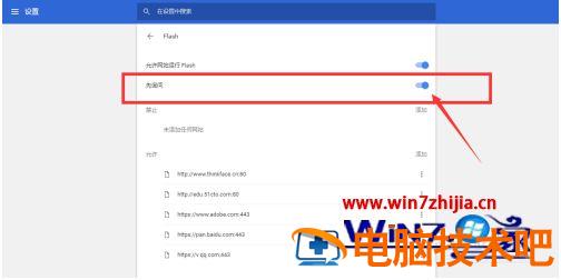 chrome自动运行flash怎么设置 chrome浏览器flash无法自动运行 应用技巧 第8张