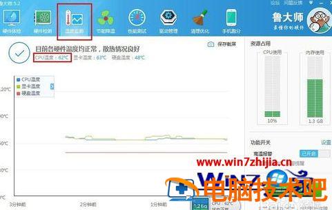 Win7怎么看cpu温度 cpu温度在哪看win7 应用技巧 第2张