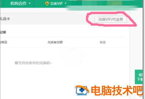 百度文库vip兑换码在哪里输入 百度文库会员码在哪兑换 电脑技术 第2张