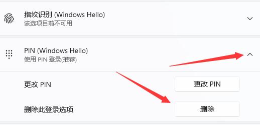 win11怎么取消pin码登录 win11关闭pin登录 电脑技术 第2张