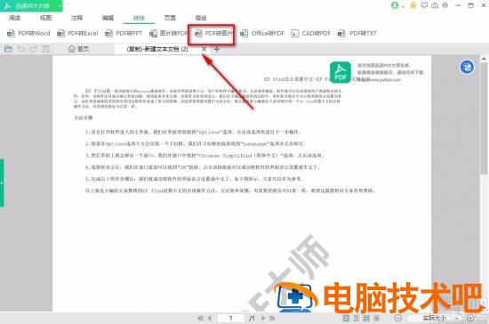 迅读PDF大师怎么转换文件格式 迅读pdf大师怎么转换word 软件办公 第5张