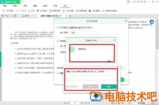 迅读PDF大师怎么加密PDF 迅捷pdf加密文件怎么解密 软件办公 第9张