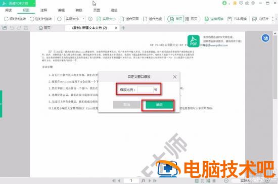 迅读PDF大师怎么缩放PDF 迅读pdf大师怎么调整图片大小 软件办公 第6张