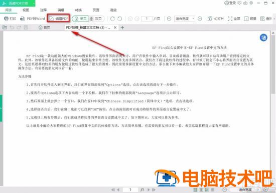 迅读PDF大师怎么编辑PDF文字 迅读pdf大师怎么编辑pdf啊 软件办公 第4张