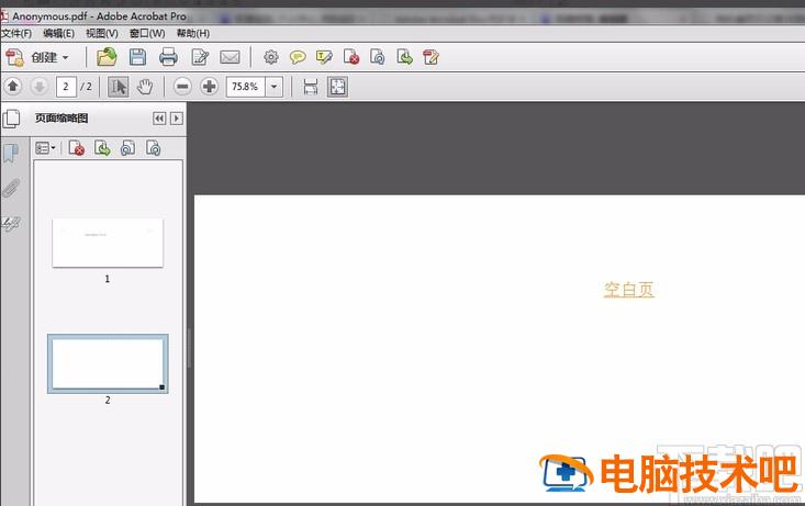acrobat怎么加空白页 acrobat怎么添加一页 软件办公 第8张