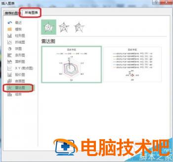 excel2016雷达图如何制作 如何画雷达图 excel 软件办公 第4张