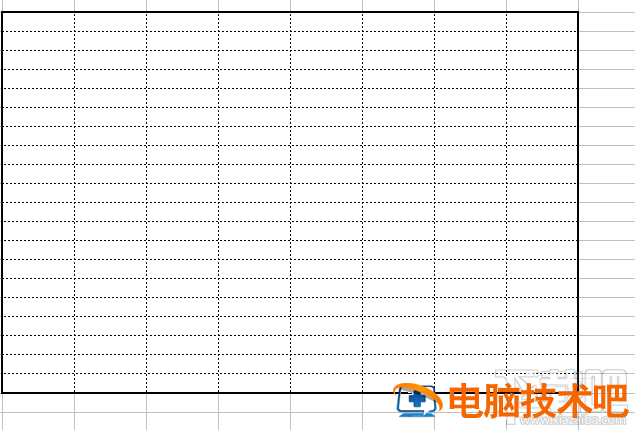 excel2016表格边框线内边框虚线如何添加 表格边框怎么弄成虚线 软件办公 第7张