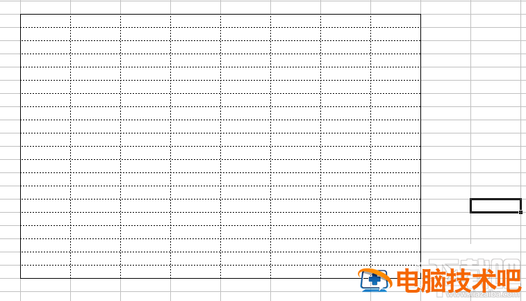 excel2016表格边框线内边框虚线如何添加 表格边框怎么弄成虚线 软件办公 第6张