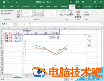 Excel2016表格数据折线图怎么插入 软件办公 第7张