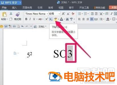 WPS文字2016上标或下标怎么输入 wps如何输入上标 软件办公 第4张
