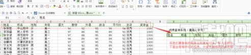 WPS表格怎么制作智能成绩查询系统 软件办公 第3张