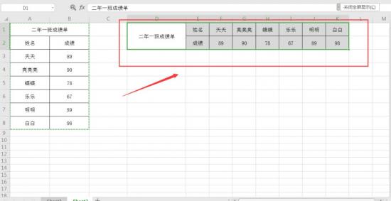 如何将Excel表格横竖转换 如何将excel表格横竖转换为数值 软件办公 第4张