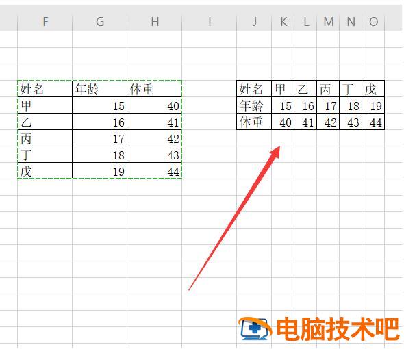 Excel中如何使表格旋转90度 Excel表格旋转90度 软件办公 第6张