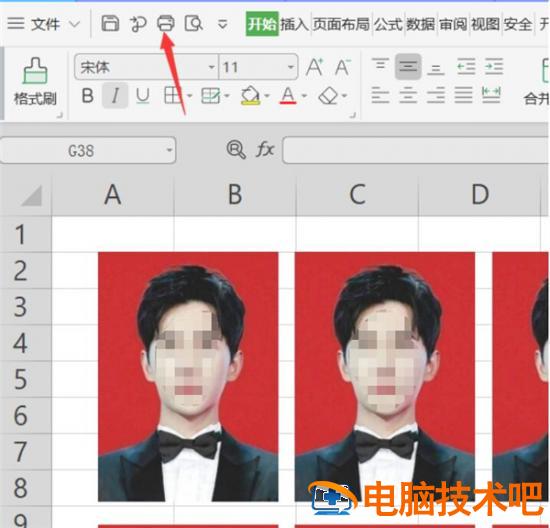 使用Excel如何打印一寸和两寸的证件照 怎么用打印机打印两寸证件照 软件办公 第9张