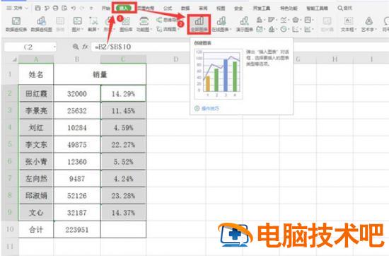 Excel如何制作圆环图 excel如何做圆环图 软件办公 第3张