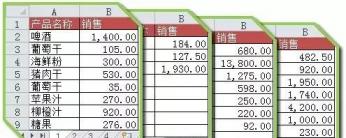 怎么汇总连续多表相同单元格的销售额 如何统计多个excel表格相同内容的总数 软件办公 第2张