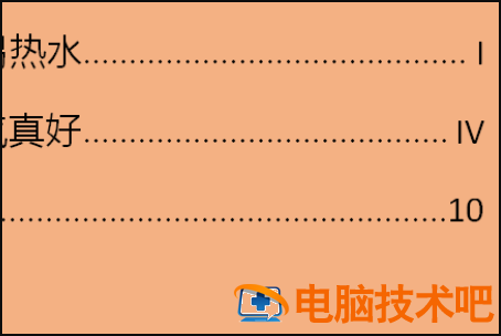 Word目录点点点后边不显示页码怎么办 目录标题和页码之间有个点点 软件办公 第6张