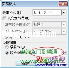 Word2003页码从任意页开始 2013word页码从任意页开始 软件办公 第4张