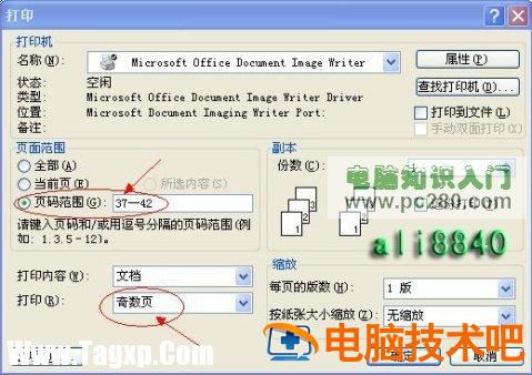 Word2003打印指定页码 word怎么设置打印页码顺序 软件办公 第2张