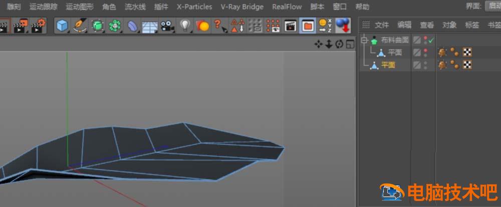 C4D建模一片绿色叶子的操作流程 c4d怎么做树叶飘动效果 软件办公 第8张