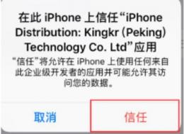 苹果手机未受信任的企业级开发者怎么解决 苹果手机怎么处理未受信任的企业级开发者 系统教程 第5张