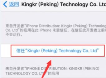 苹果手机未受信任的企业级开发者怎么解决 苹果手机怎么处理未受信任的企业级开发者 系统教程 第4张