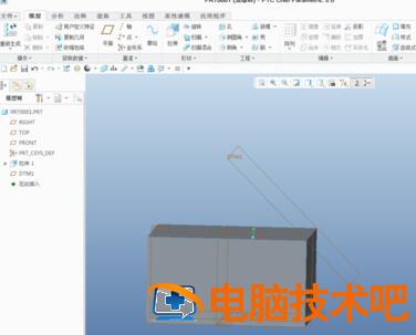 Creo建立倾斜的基准平面的操作教程 creo基准平面怎么旋转 软件办公 第7张