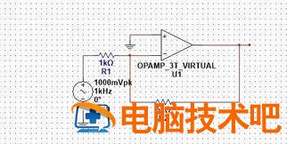 Multisim14.0绘制运算放大电路的详细步骤 软件办公 第5张