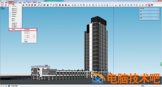 草图大师(SketchUp)制作漫游动画的操作流程介绍 软件办公 第2张