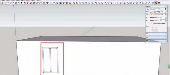 草图大师(SketchUp)绘制一个自动开洞门窗的详细操作步骤 软件办公 第3张