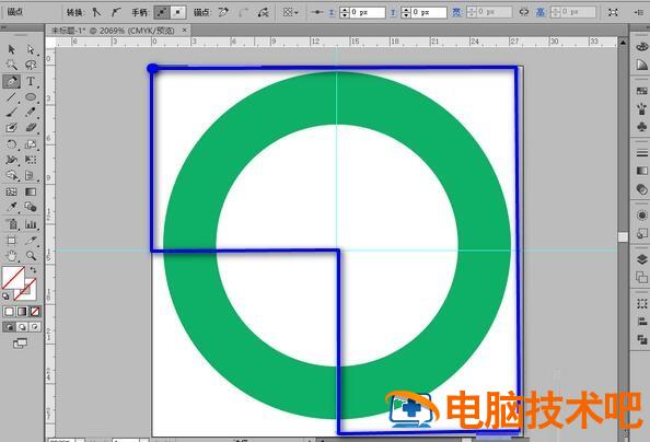 ai删除图形一部分的操作教程 ai怎么删掉图形的一部分 软件办公 第6张