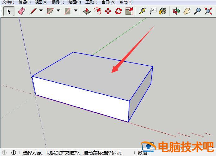 草图大师(SketchUp)模型操作时提示不是实体的处理操作步骤 软件办公 第4张