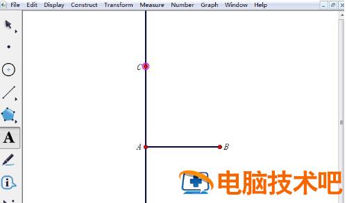 几何画板绘制直角三角形的详细步骤 几何画板如何直角三角旋转 软件办公 第3张