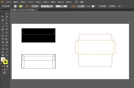 ai制作信封展开图的操作流程 ai绘制信封 软件办公 第12张