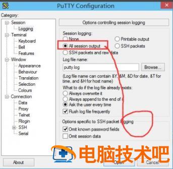 PuTTY日志记录功能如何使用 软件办公 第3张