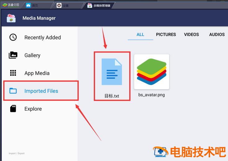 使用蓝叠模拟器如何导入电脑文件 蓝叠模拟器导出文件 软件办公 第6张