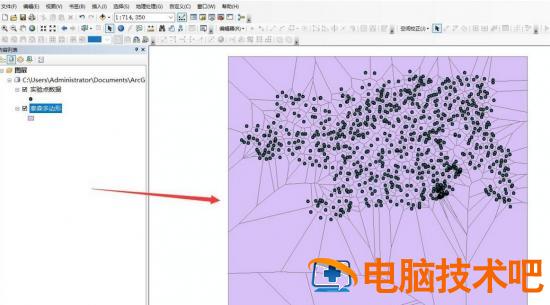 arcgis软件如何创建泰森多边形 arcgis如何创建多面体 软件办公 第5张