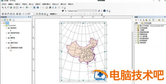 arcgis软件如何为地图添加经纬度 arcgis出图添加经纬度 软件办公 第8张