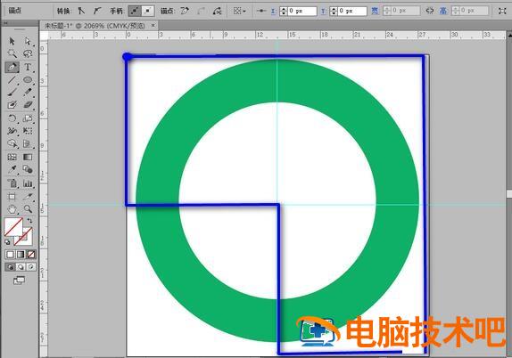 ai如何删除图形的一部分 ai怎样删除图形的一部分 软件办公 第6张