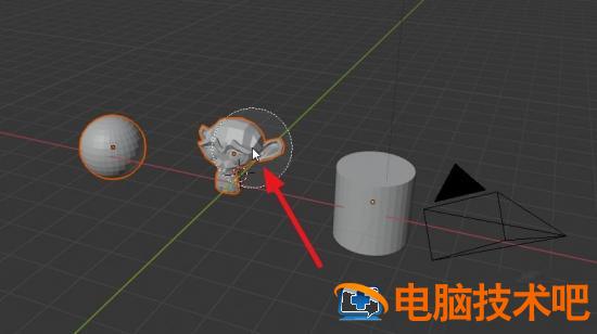 blender如何选择物体 blender选择物体红色是什么 软件办公 第4张