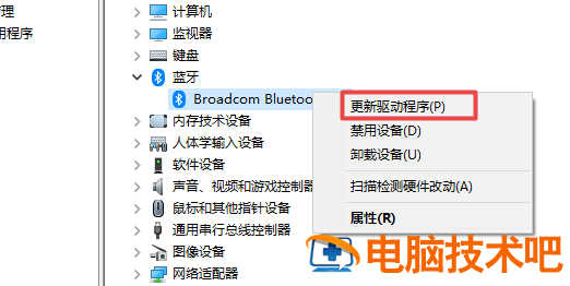 windows10蓝牙驱动怎么更新 win10电脑蓝牙驱动怎么更新 系统教程 第3张